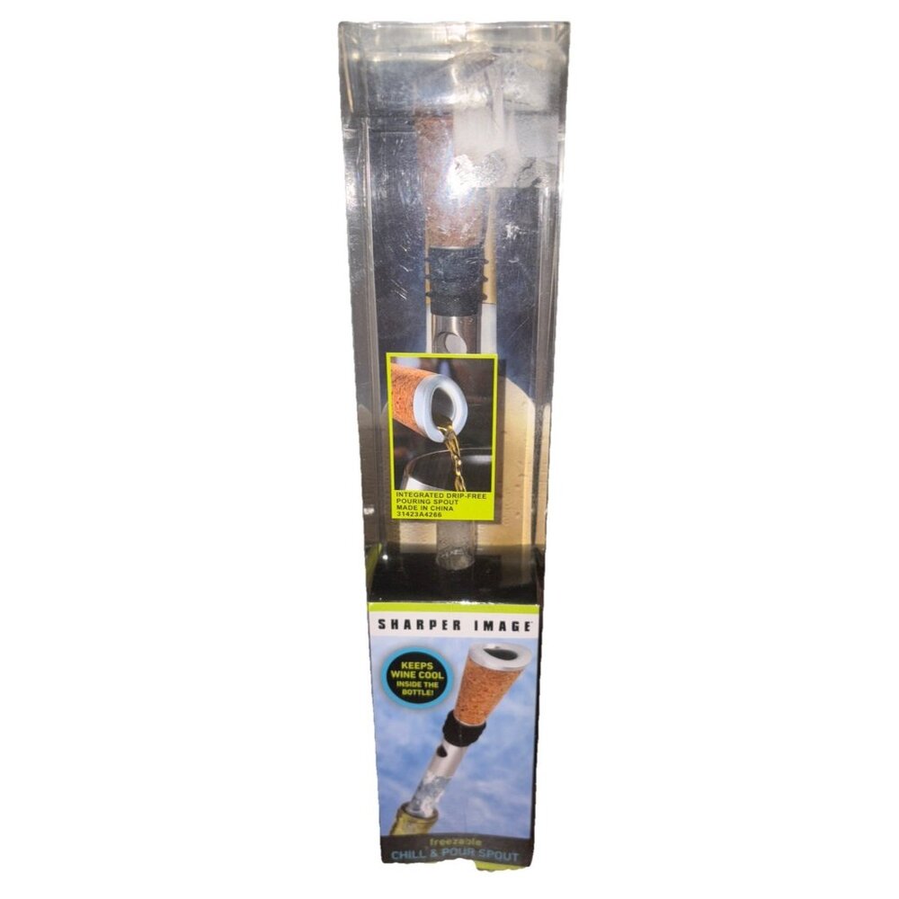 Sharper Image Freezable Chill And Pour Spout New In Box!